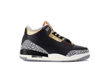 Air Jordan 3 “Black Cement Gold” 2022 REP