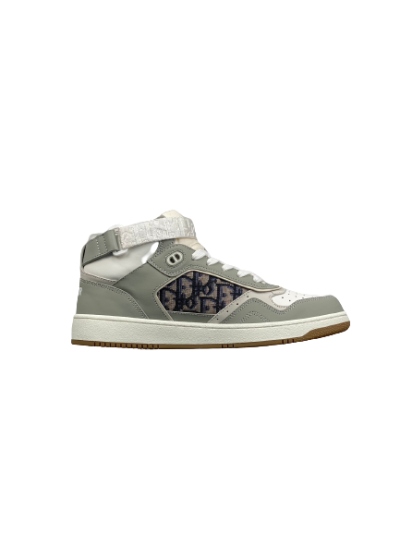 B27 HIGH-TOP SNEAKER Gray and White REPS