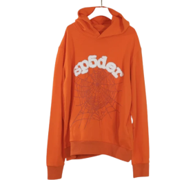 Sp5der Websuit Hoodie Orange Rep