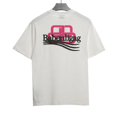Balenciaga B-Buchstabendruck T-Shirt Reps