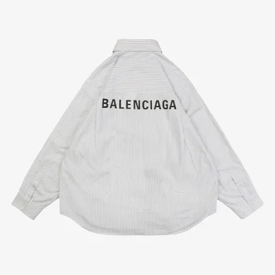 Balenciaga Langarmshirt mit Buchstabenstreifen auf der Rückseite Reps