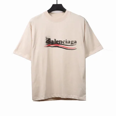 Balenciaga Politischem Schablonen-Logo-Print T-Shirt