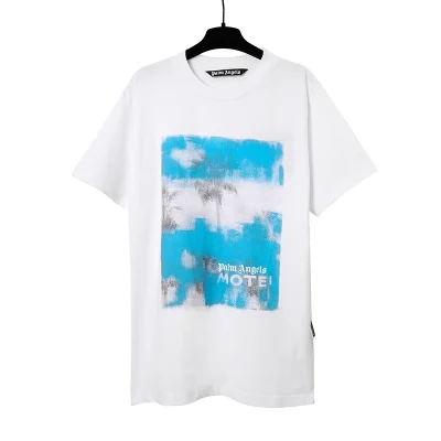 Palm Angels Grafikdruck T-Shirt Reps