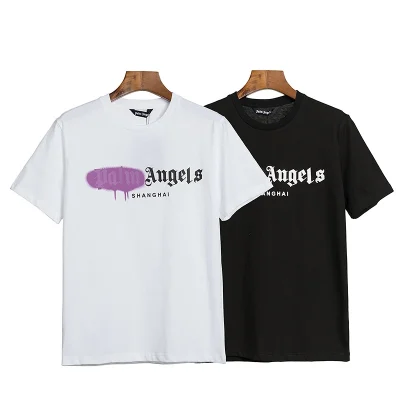 Palm Angels Shanghai-gesprühtes Logo T-Shirt Reps