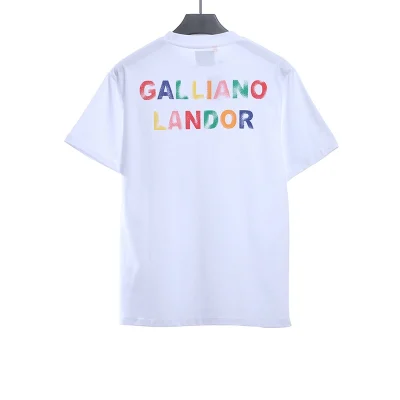 Gallery Dept Regenbogen-Buchstabendruck T-Shirt Reps