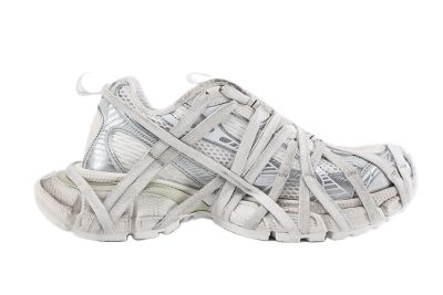 Balenciaga 3XL Chunky Mesh Silver/White Replica Sneakers