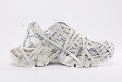 Balenciaga 3XL Chunky Mesh Silver/White Replica Sneakers