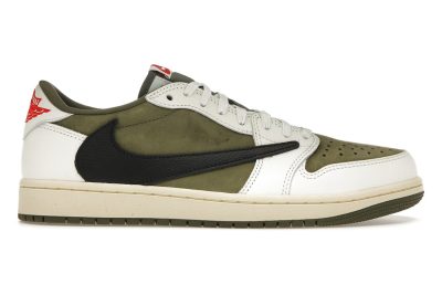 Travis Scott Air Jordan 1 Low OG “Medium Olive“ Top-Version