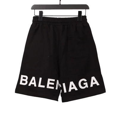 Balenciaga Overlock-Shorts mit charakteristischem Logo