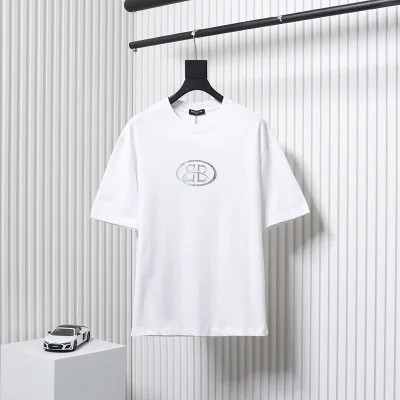 Balenciaga T-Shirt mit Logo-Aufdruck auf der Vorder- und Rückseite