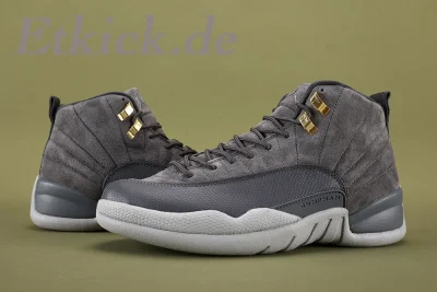 Air Jordan 12 Retro 'Dunkelgrau' Neueste Version von Herrenschuhen