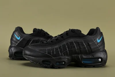 Air Max 95 Schwarz Laser Blau 2024 Neueste Version