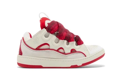 Lanvin Curb Sneaker 'Weiß Rot' Top-Replica-Sneaker