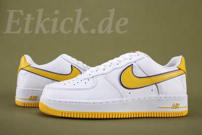 Kaufen Sie die Top-Version Kobe Bryant x Nike Air Force 1 Low Weiß Gelb