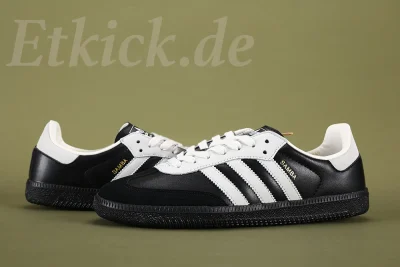 Samba OG „75. Jubiläumspaket Schwarz“ Low-Top-Sneaker