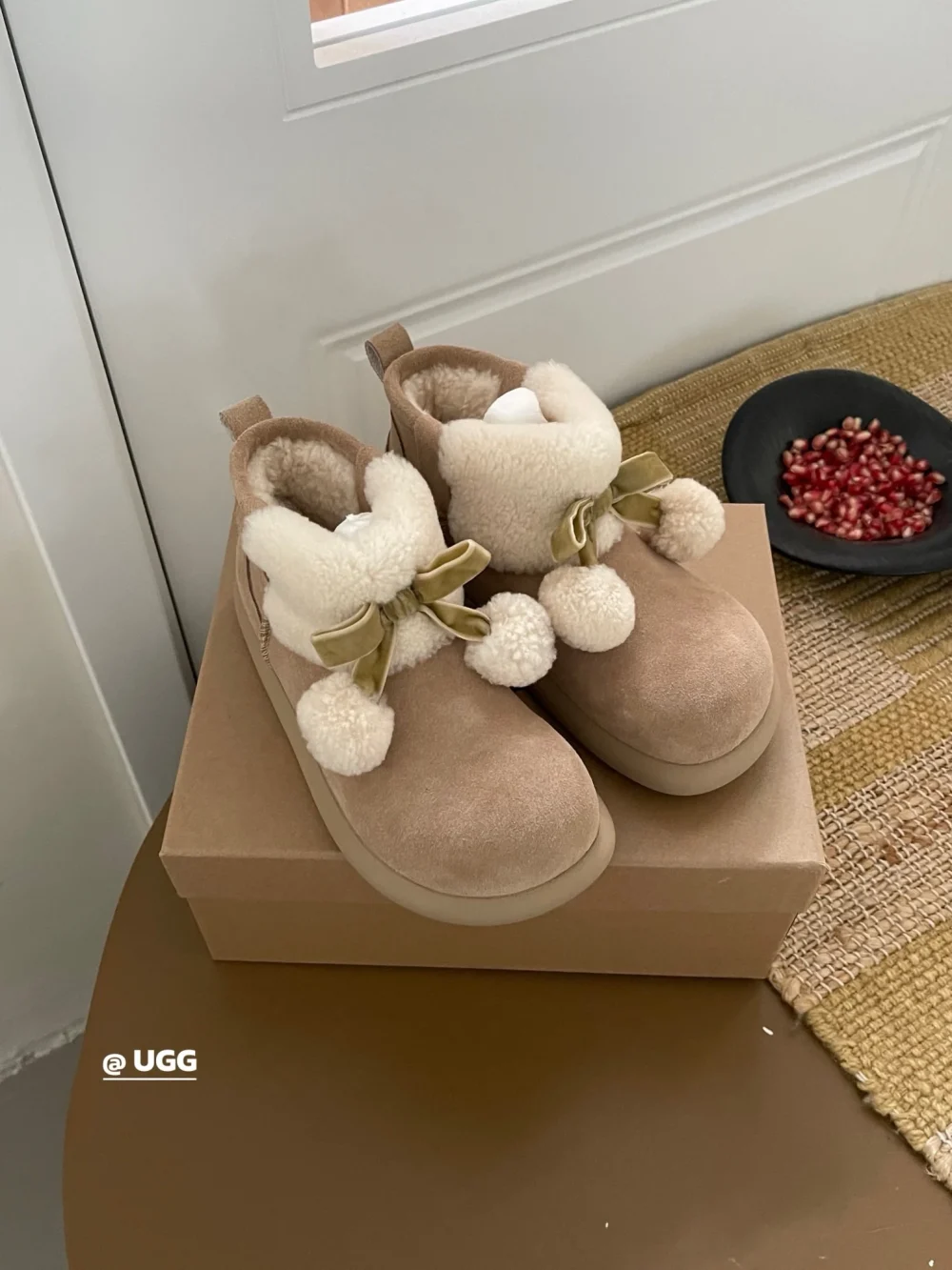 Ugg Double Ball Big Toe Stiefel in Sandfarbe