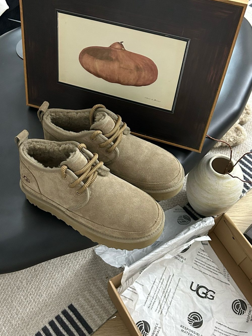 Ugg dicker Riemen Beckham leichte Herrenschuhe Antilopenbraun