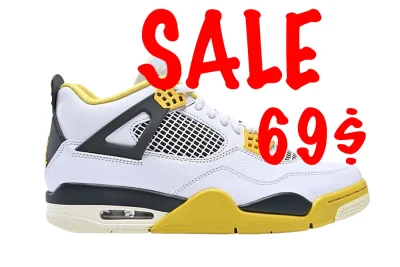 Air Jordan 4 Vivid Sulfur Top-Version-Werbung