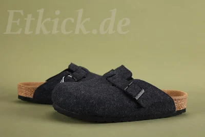 Birkenstock Halbslip Korksohle Unisex Schwarz