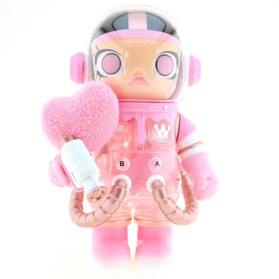 Bubble Mart MEGA-Serie Xinyu trendige Puppe 400 % Rosa