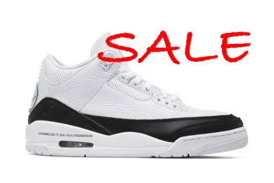 Air Jordan 3 x Fragment Design Retro SP 'White' Sonderangebotsversion