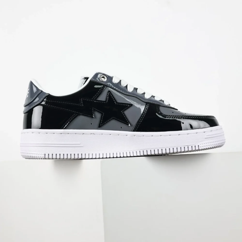 A BATHING APE STA Fashion Sneakers Schwarz und Grau – Bild 5