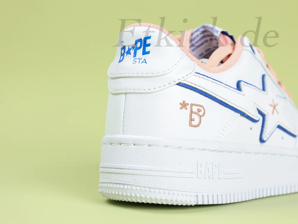 A Bathing Ape Bape Sta BAPY Weiß Rosa (Damen) – Bild 5