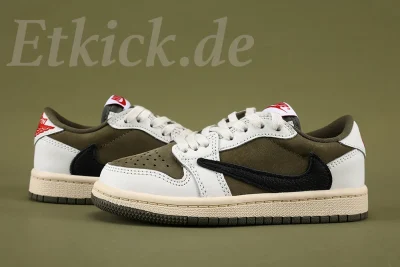 Air Jordan 1 Retro Low OG SP Travis Scott Mitteloliv (PS) Kindergröße