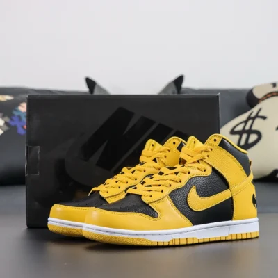 Dunk High SP „Varsity Maize“ Turnschuhe Schwarz und Gelb Replica