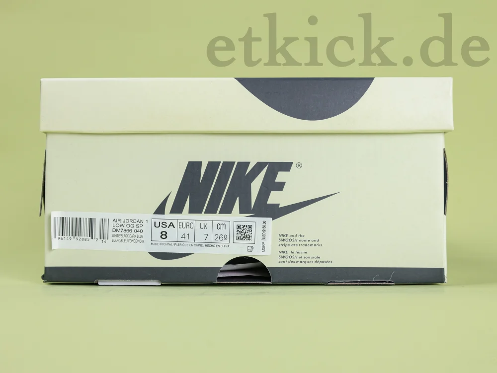 Travis Scott x Air Jordan 1 Low White Blue Vergünstigte Version – Bild 15