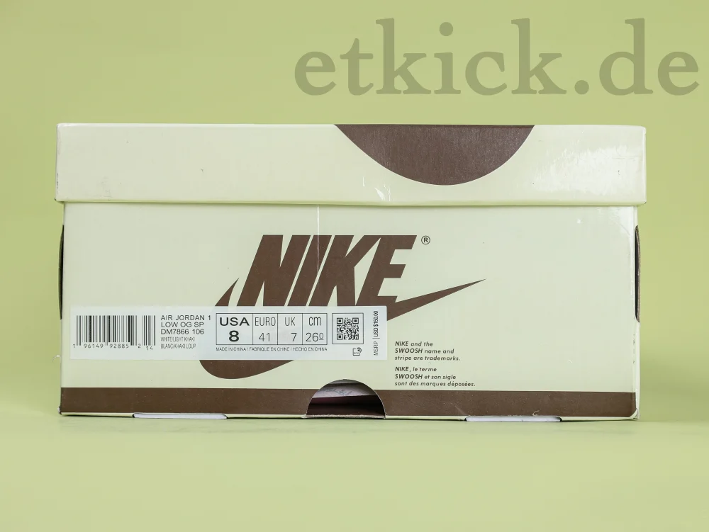 Jordan 1 Retro Low Travis Orange/Weiß – Bild 13