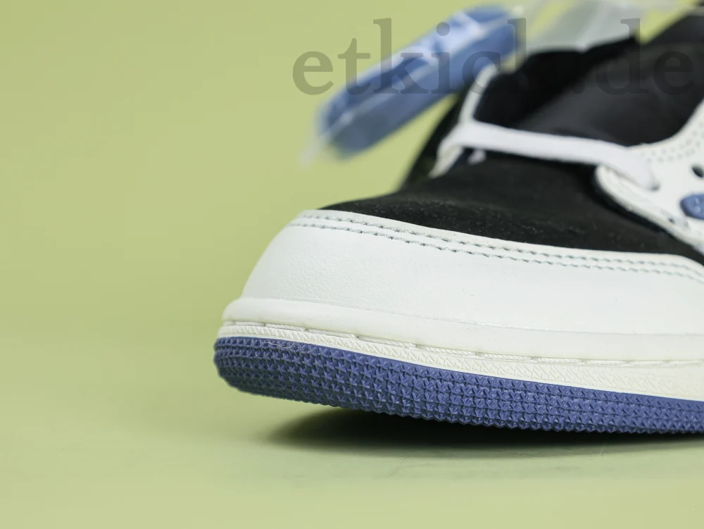 Travis Scott x Air Jordan 1 Low White Blue Vergünstigte Version – Bild 3