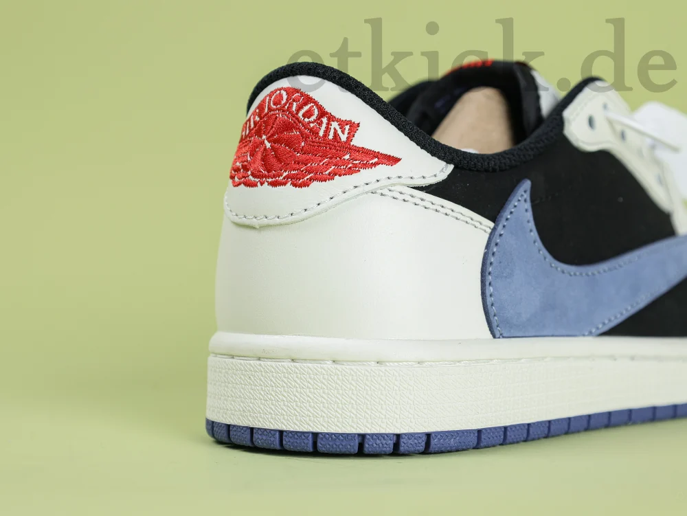 Travis Scott x Air Jordan 1 Low White Blue Vergünstigte Version – Bild 8