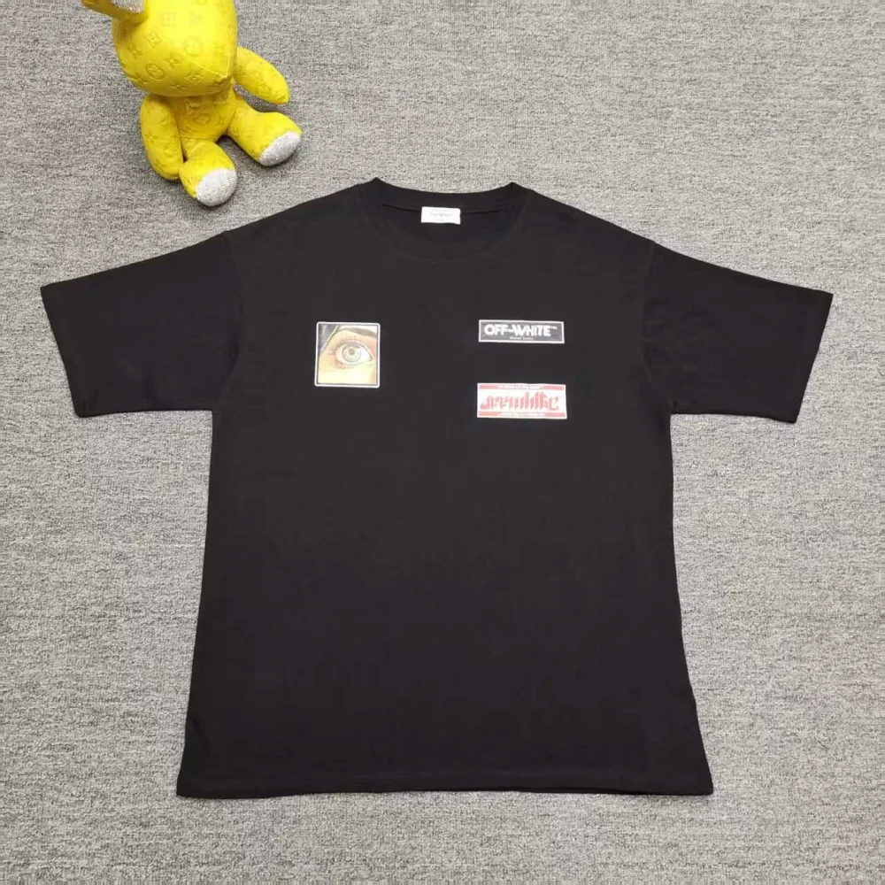 OFF-WHITE Skate-T-Shirt mit Augenlogo Reps