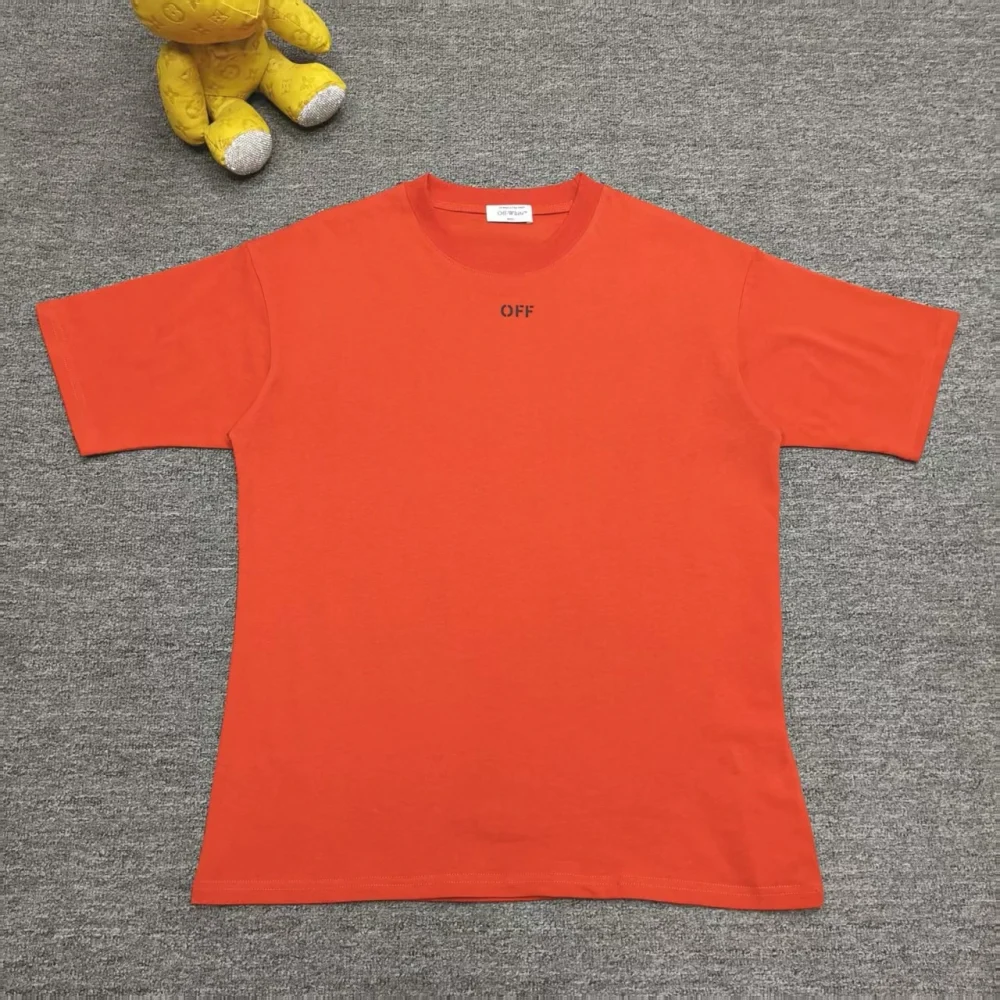 OW neu bedruckt Kurzarm orange
