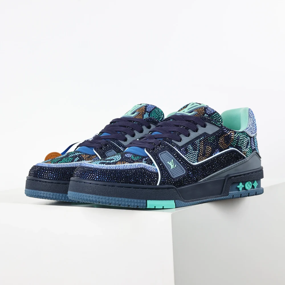 Trainer Marineblaues Kristallblau Top Reps