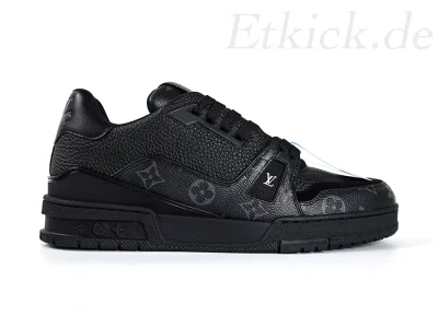 Trainer Sneakers Schwarz Monogram Top Version