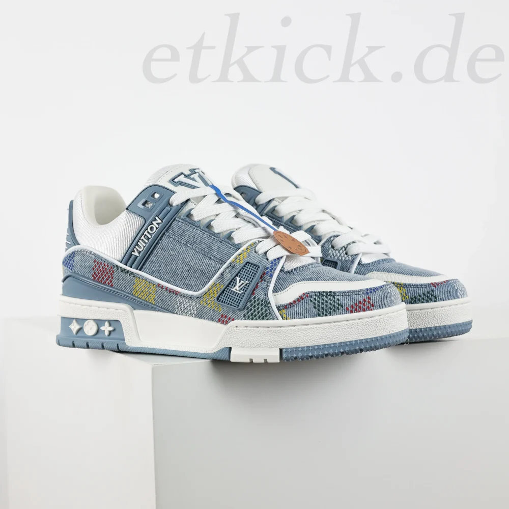 Trainer Blue mit dem Lvers Damier-Muster – Bild 4