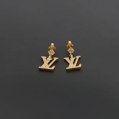 Alphabet-Diamant-Ohrringe
