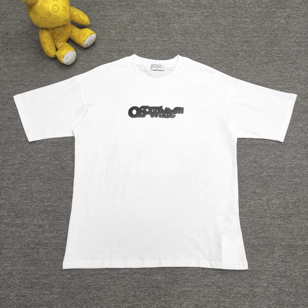 Off-White Herren Blurr Book T-Shirt Weiß