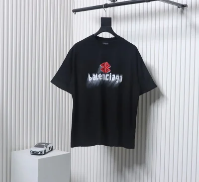 T-Shirt mit gesticktem 3D-Tintenstrahl-Logo