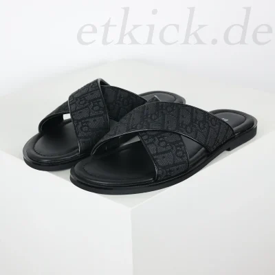 Alias ​​Sandal Herren Designer Sandalen Slipper Schwarz