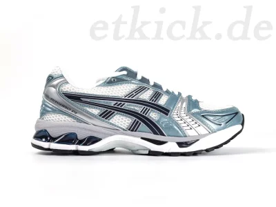 Asics Gel-Kayano 14 Weiß und Fjordgrau