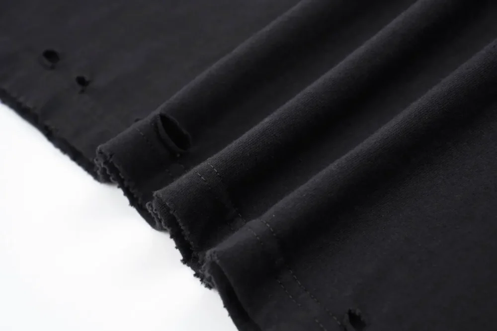 Balenciaga 3M Destruction Kurzarm Schwarz – Bild 6