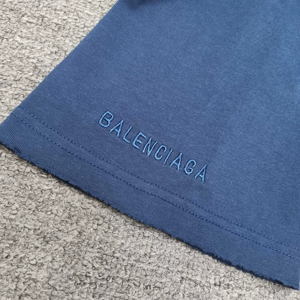 Balenciaga Ambassador Fanclub Series - PP Krit Oversized T-Shirt Dunkelblau – Bild 7