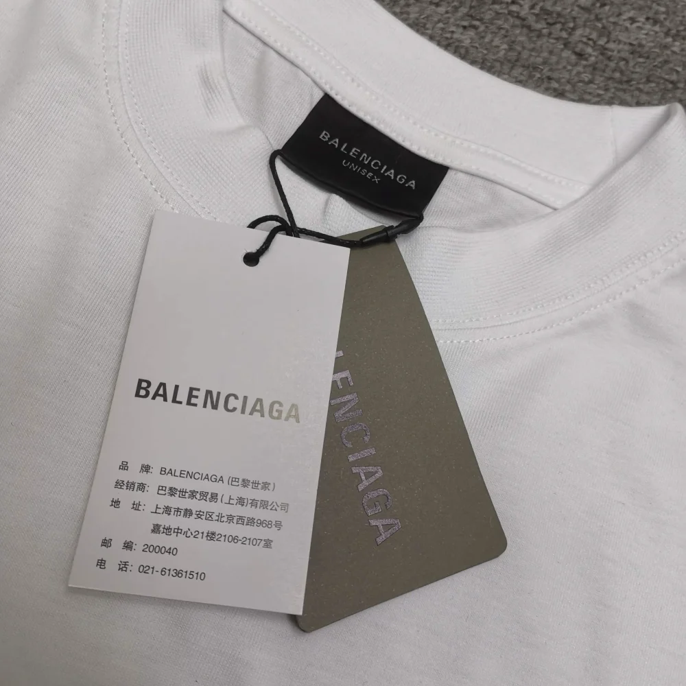 Balenciaga Cotton Knife Pump T-Shirt Reps – Bild 4