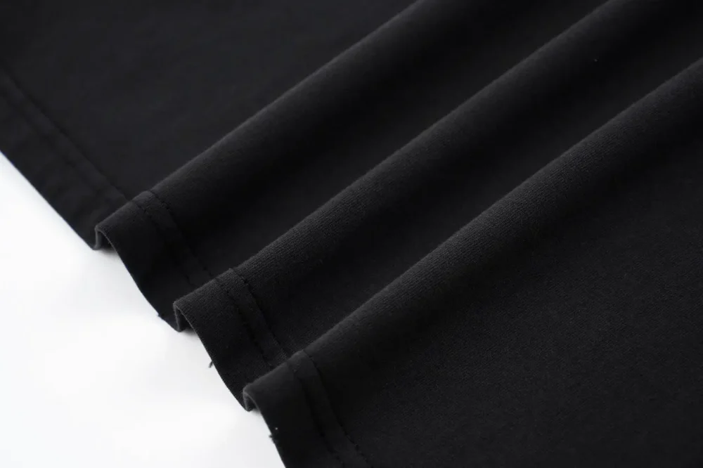 Balenciaga Klassisches weißes T-Shirt mit Tape-Print in Schwarz – Bild 6