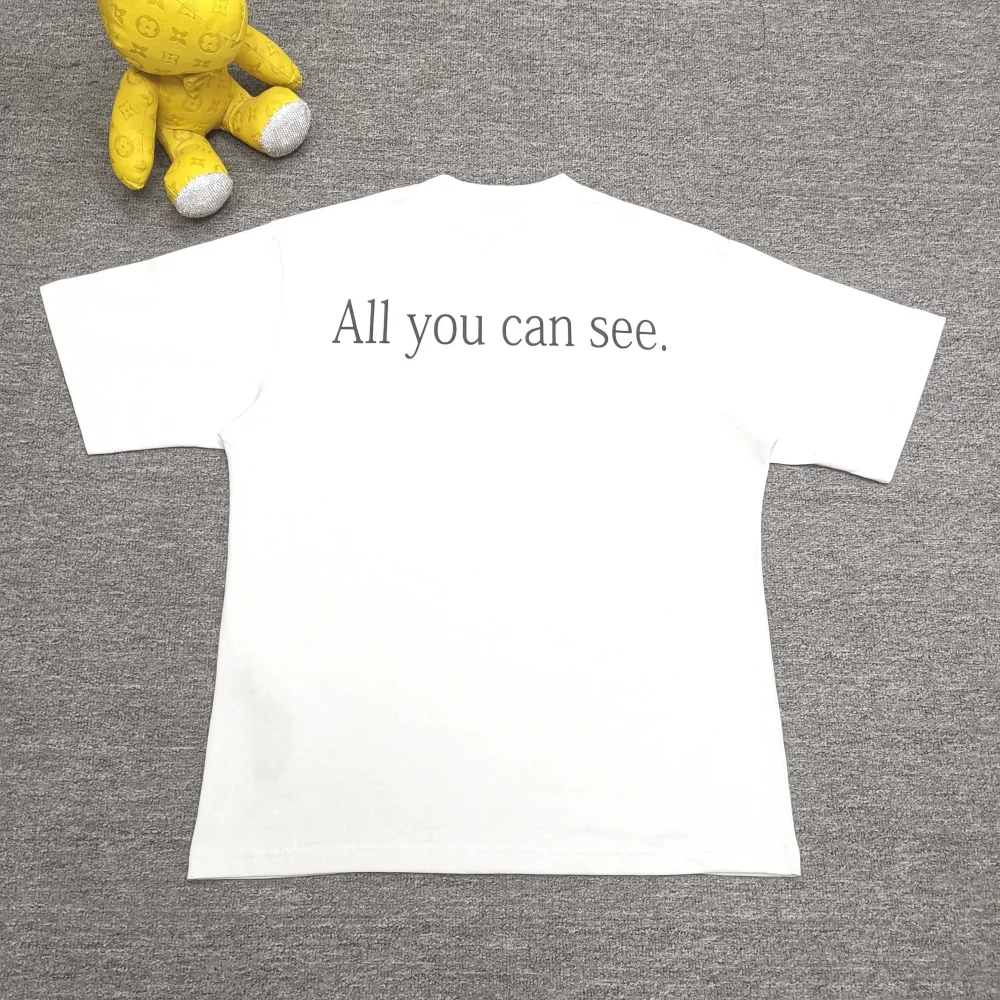 Balenciaga Kurzärmliges T-Shirt mit Sonnenbrillen-Print vorne und hinten – Bild 2