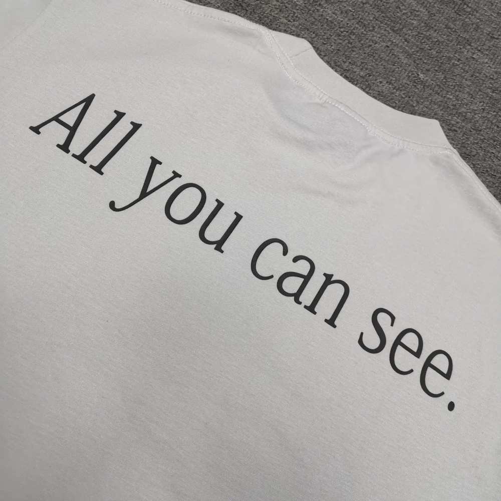 Balenciaga Kurzärmliges T-Shirt mit Sonnenbrillen-Print vorne und hinten – Bild 6