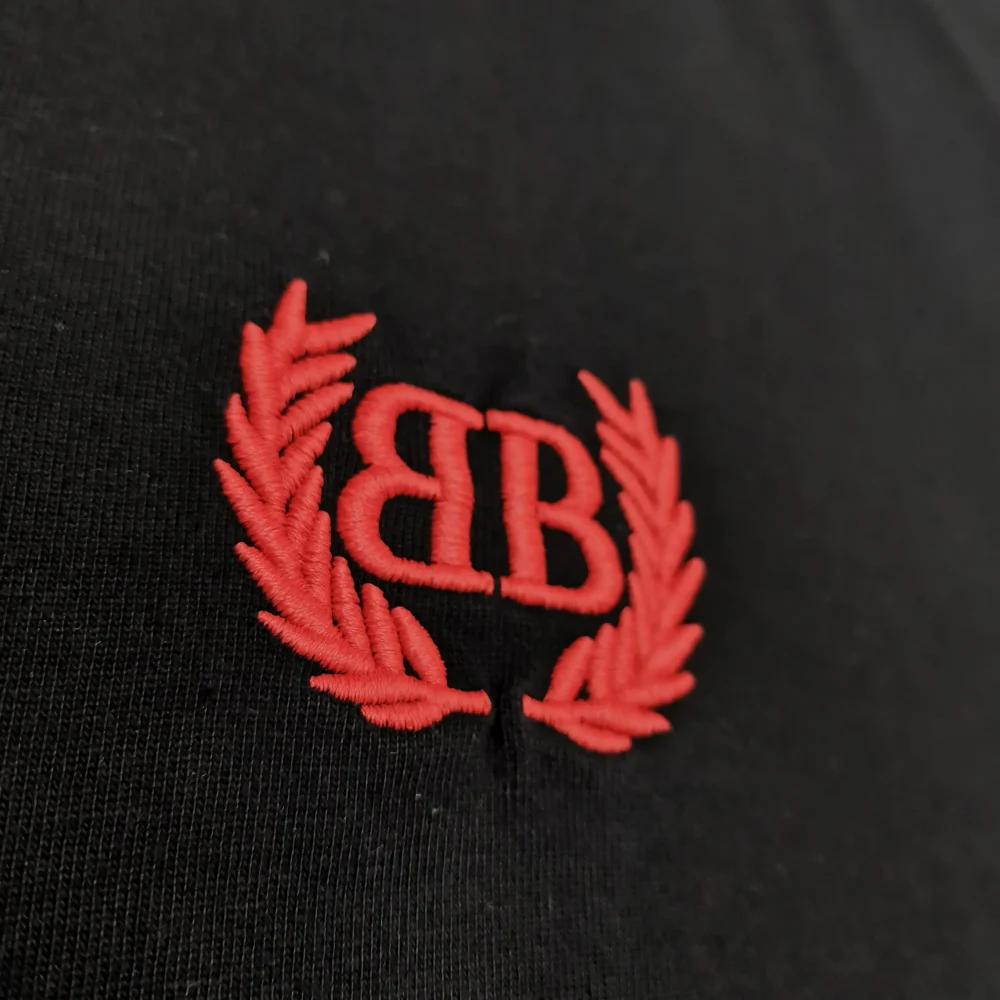 Balenciaga Kurze Ärmel mit aufgesticktem Doppel-B-Logo auf der Vorderseite – Bild 7